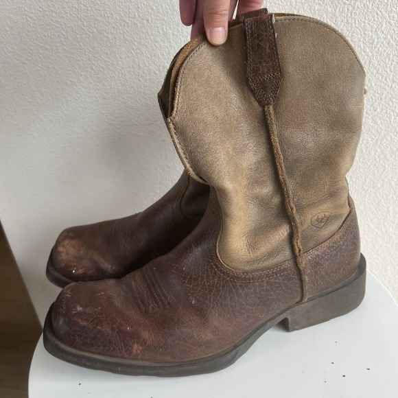 Ariat® Men's Rambler Boot Brown BomberSquare Toe‎ Size 11.5 Leather Western
